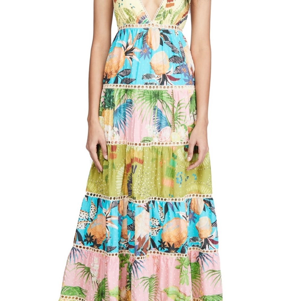 FARM RIO Colorful Birds Maxi Dress - Picture 3 of 6